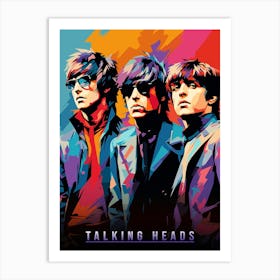 Talking Heads 2 Art Print