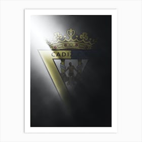 Cádiz Spain Football Poster Art Print