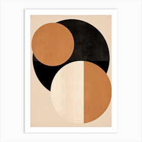 Mid-Century Shapes 3 Art Print