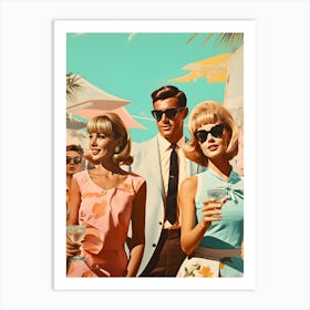 1950's - Nifty Fifty: Retro Wall Art Room Decor Art Print