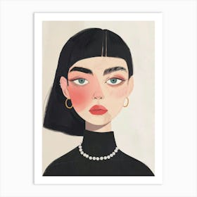 Illustration Of A Woman 15 Art Print