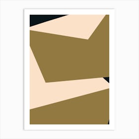 Abstract With Envelopes Art Print