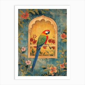 Parrot In The Window Art Print