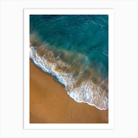 Aerial View Of A Beach 77 Art Print