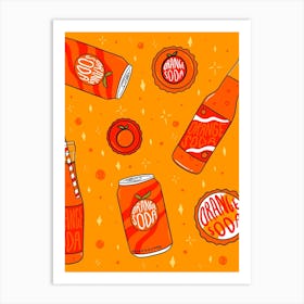 Orange Soda Art Print