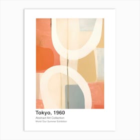 World Tour Exhibition, Abstract Art, Tokyo, 1960 3 Art Print