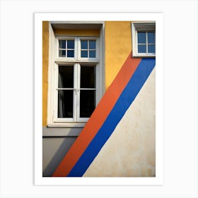 Striped House Art Print