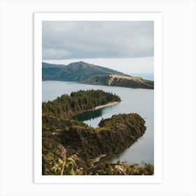 Island of the Azores Lagoa | Lake on Sao Miguel in Portugal Art Print