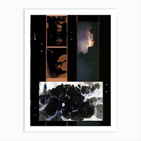 Film Collage 4 Nuit Art Print