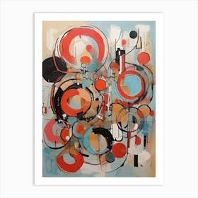 Abstract Circles 2 Art Print