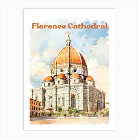Florence Cathedral Italy History Church Travel Art Art Print
