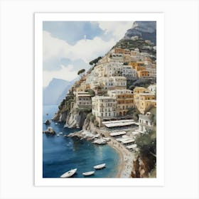 Summer In Positano Painting (23) 1 Art Print