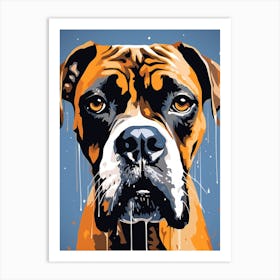 Boxer Dog Painting 4 Art Print