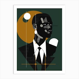 Man In Suit 9 Art Print