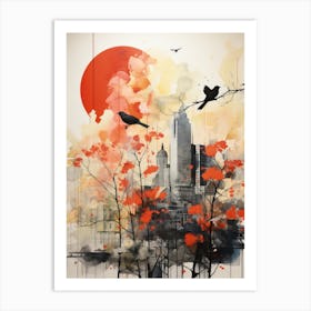 Birds In The Sky Art Print