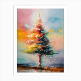 Christmas Tree Canvas Print Art Print