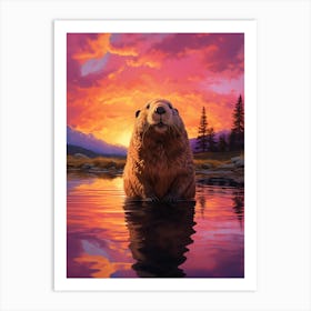 Beaver Art Print