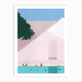 Greece Bliss Art Print