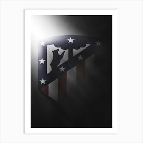 Atletico Madrid 3 Art Print