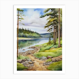 Watercolour Painting 3 Art Print