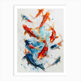 Koi Fish Art Print