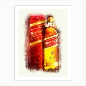 Johnnie Walker Scotch Whiskey 1 Art Print