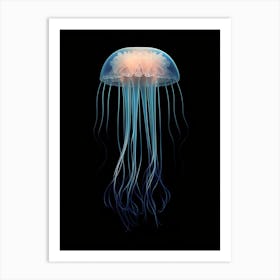Comb Jellyfish Transparent 4 Art Print