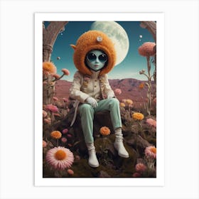 Alien Child Art Print Art Print