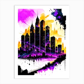 New York City Skyline 3 Art Print