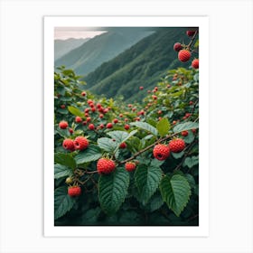 Berries In The Mountains Art Print