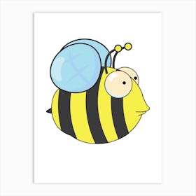 Cute Bumble Bee Art Print