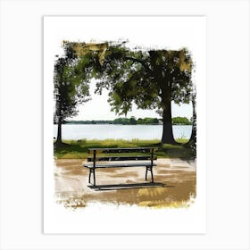 Park Bench 1 Art Print