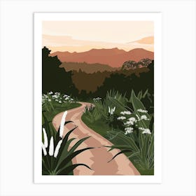 Landscape With A Path Art Print