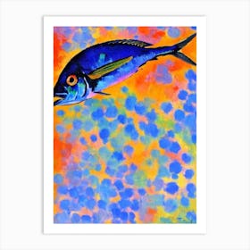 Blue Tang Matisse Inspired Art Print