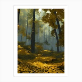 Autumn Forest 20 Art Print