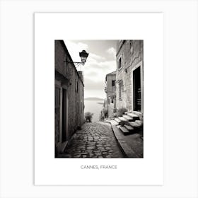 Poster Of Dubrovnik, Croatia, Photography In Black And White 3 Art Print