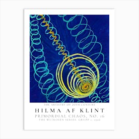 Hilma Af Klint Premonitory Chaos Art Print