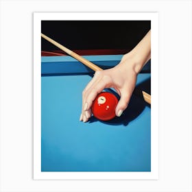 Pool Table 3 Art Print