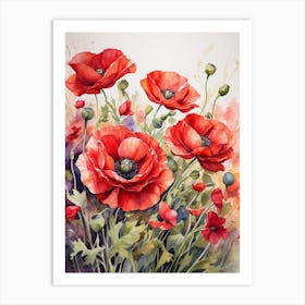 Poppies Art Print