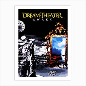 dream theater metal band music 1 Art Print