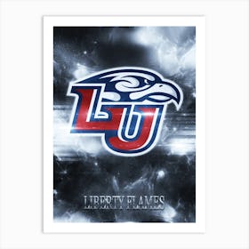 Liberty Flames Art Print