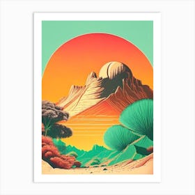 Terraforming 1 Vintage Sketch Space Art Print