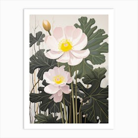 Flower Illustration Buttercup 3 Art Print