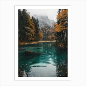 Lake In The Mountains 1 Art Print