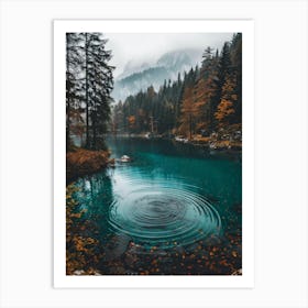 Lake In The Mountains Art Print