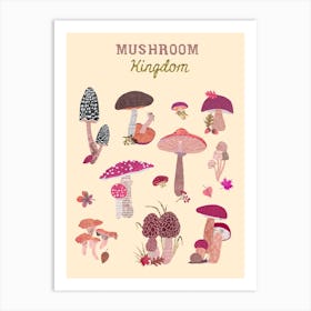 Mushroom Kingdom Art Print
