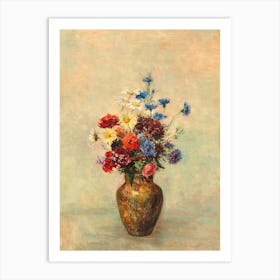 Vase Of Flowers 7 Art Print