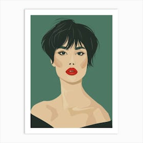 Portrait Of A Woman 331 Art Print