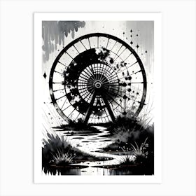 Ferris Wheel 3 Art Print