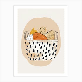 Basket Of Bread 1 Art Print